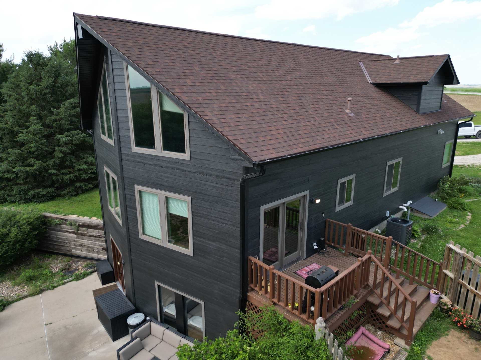 Roofing work by Riverbend Contracting
